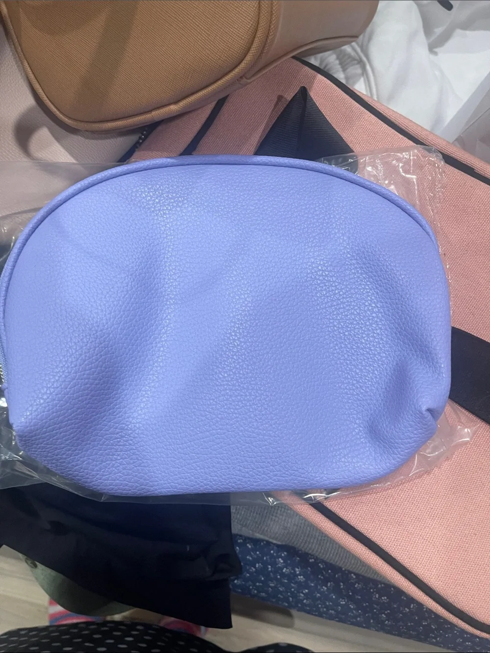 Dolce & Gabbana Lilac Logo Cosmetic Pouch